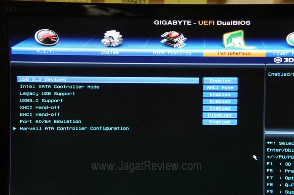 Gigabyte G1 Assassin2 BIOS Tab Peripherals