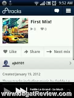 Review Android App - 8Track : Mari Dengarkan Musik 20 Halaman Utama3