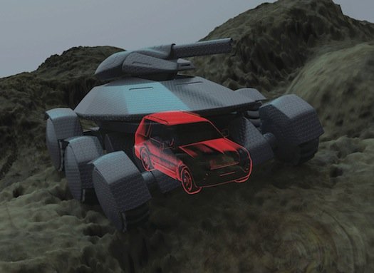 Sistem Adaptiv Menjadikan Tank di Masa Depan Tidak Kasatmata 2 Invisible Tank