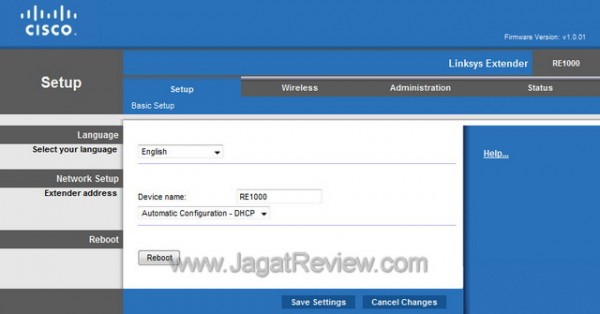 Linksys RE1000 Wireless Extender 16 R