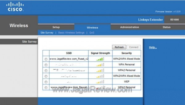 Linksys RE1000 Wireless Extender 18 R1