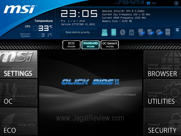 MSI BigBangXPowerII BIOS 012