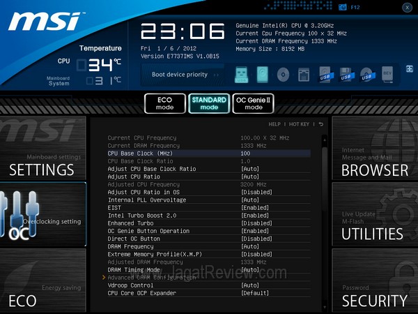 MSI BigBangXPowerII BIOS 061