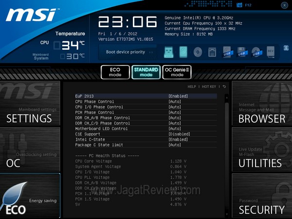 MSI BigBangXPowerII BIOS 071