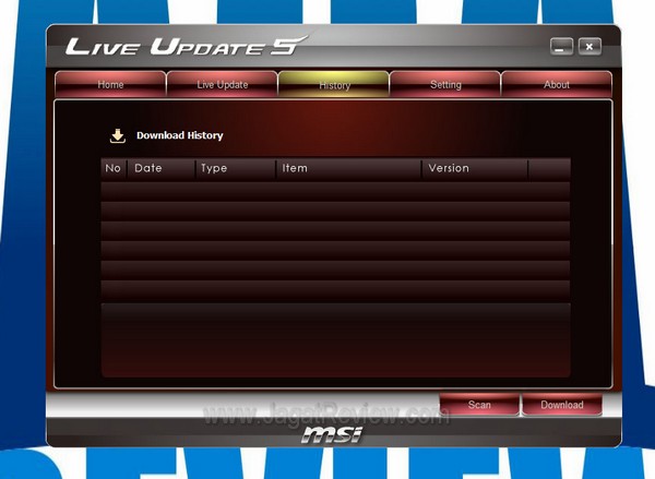 MSI_BigBangXPowerII_Utility_LiveUpdate_History MSI BigBangXPowerII Utility LiveUpdate History1
