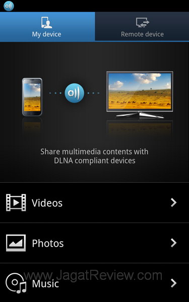 Samsung Galaxy Note - DLNA Samsung Galaxy Note DLNA