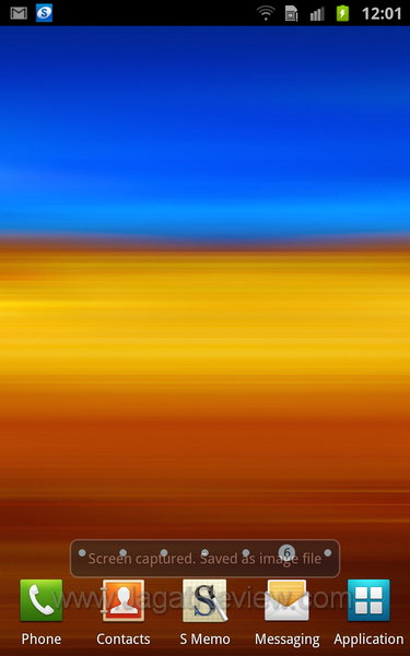 Samsung Galaxy Note - Homescreen 6 Samsung Galaxy Note Homescreen 6