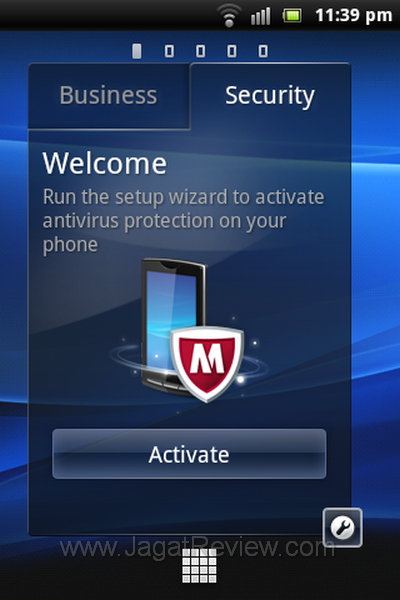 Xperia Mini Pro - HomeScreen 1 Xperia Mini Pro HomeScreen 1