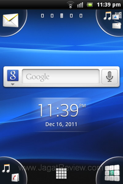 Xperia Mini Pro - HomeScreen Xperia Mini Pro HomeScreen