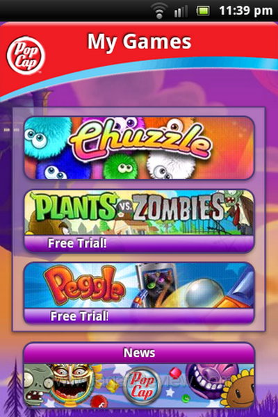 Xperia Mini Pro - PopCap Xperia Mini Pro PopCap