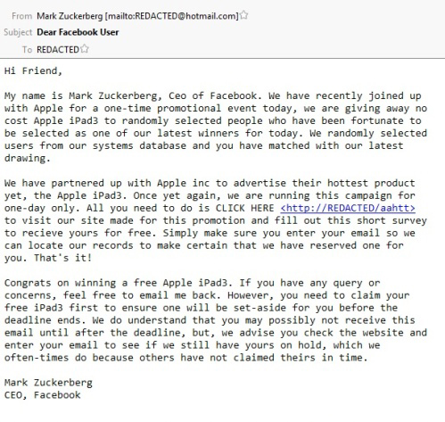 Mark Zuckerberg Tawarkan iPad 3? 5 fb1