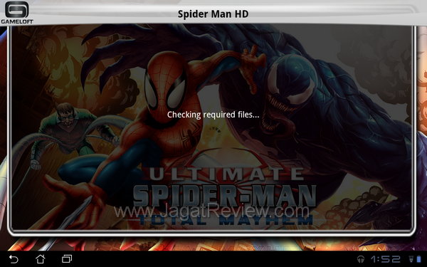 ASUS EEEPad Slider Spiderman Game