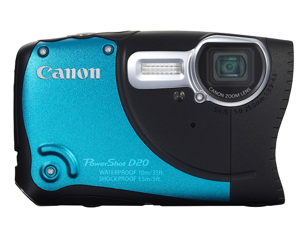 Canon PowerShot D20, Kamera Tangguh Dilengkapi Fungsi GPS 2 Canon PowerShot D20 Front
