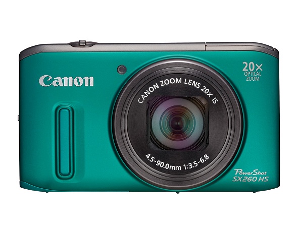 Canon Perluas Jajaran Kamera Superzoom dengan PowerShot SX260 HS dan SX240 HS 3 Canon PowerShot SX260 HS Front