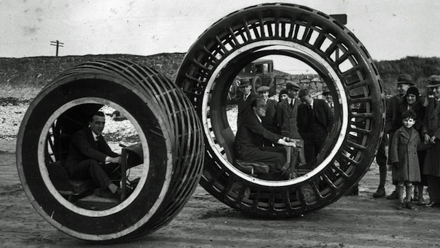 Dynosphere, Mobil Elektrik Tahun 1932 dengan Satu Roda 6 Dynosphere