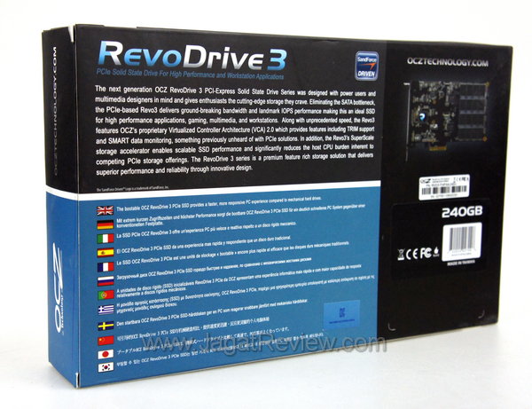 OCZ RevoDrive 3 - Kemasan Belakang OCZ RevoDrive 3 Kemasan Belakang