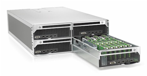 HP Siap Demokan Server Berbasis ARM 8 hp redstone chassis
