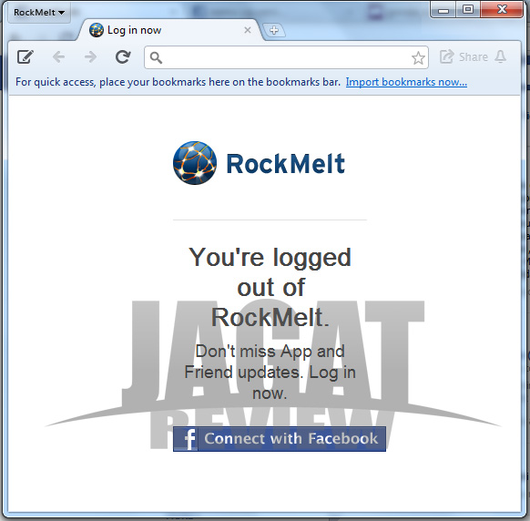 rockmelt depan