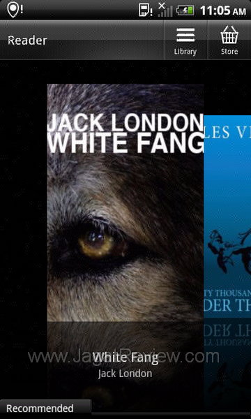 Review HTC Sensation XL: Smartphone Android Berlayar Besar Bersuara Jernih 11 HTC Sensation XL - Reader