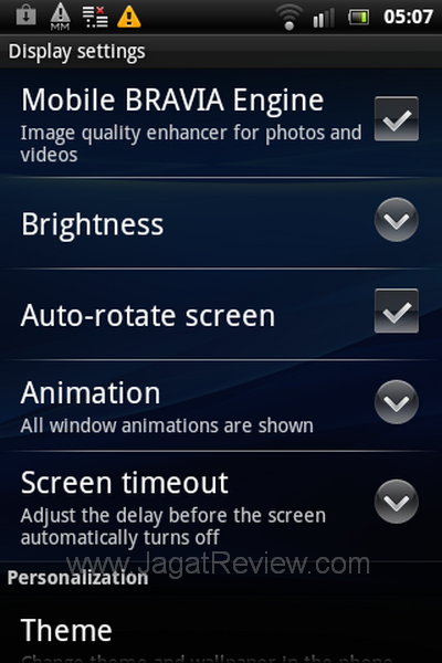 Xperia Mini - Bravia Engine Xperia Mini Bravia Engine