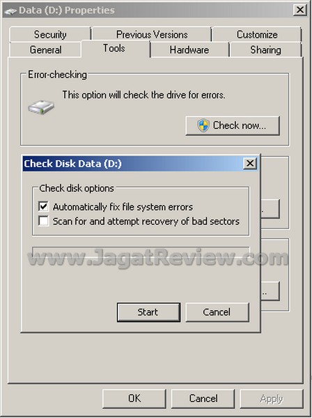 check disk check disk
