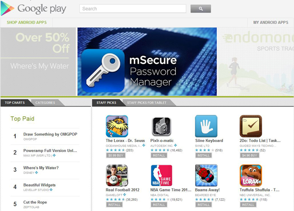 Google Play: Pusat Hiburan Digital Android 4 google play