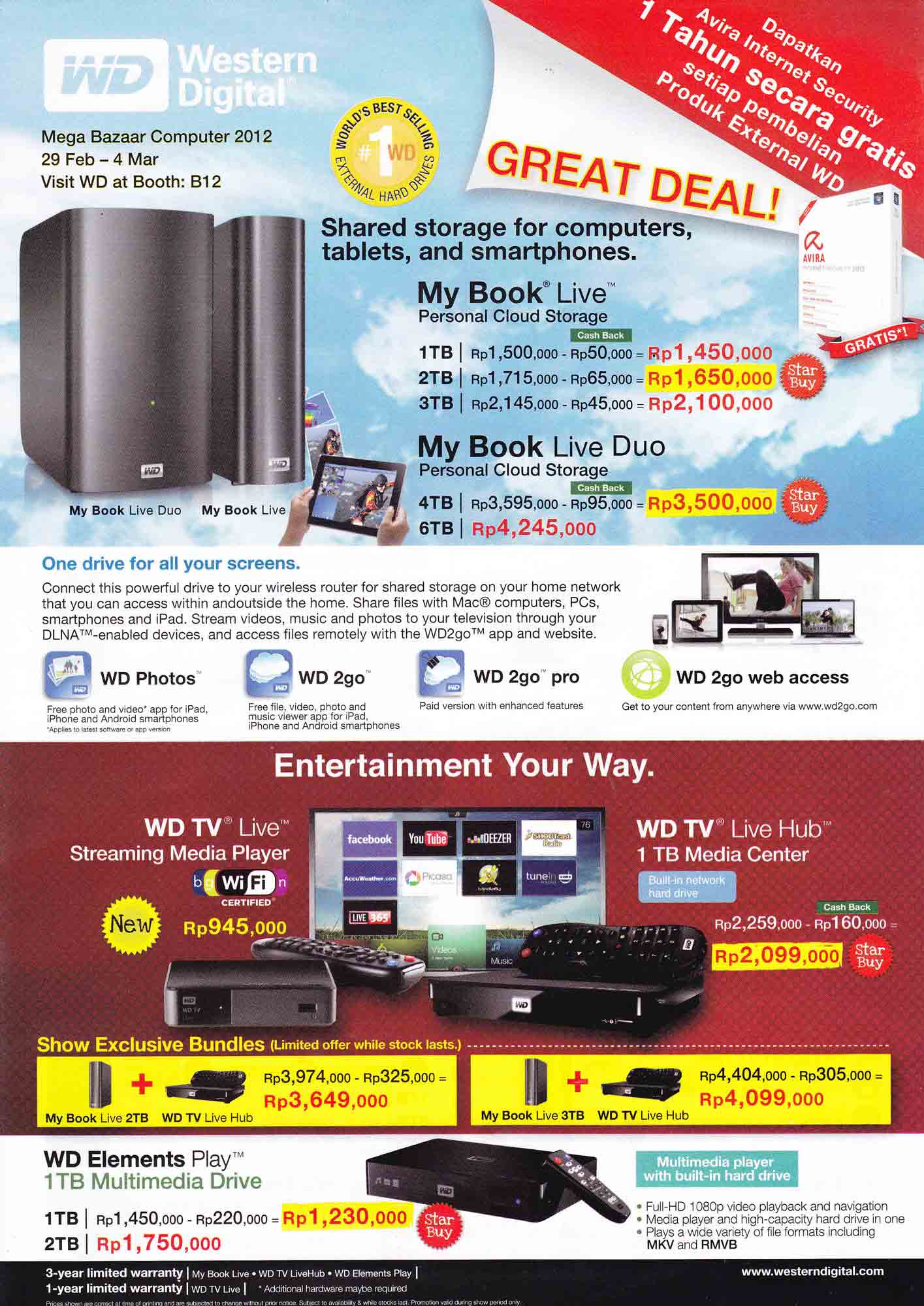Daftar Lengkap Promo Menarik Mega Bazaar 2012 – PART 2 9 western digital 1