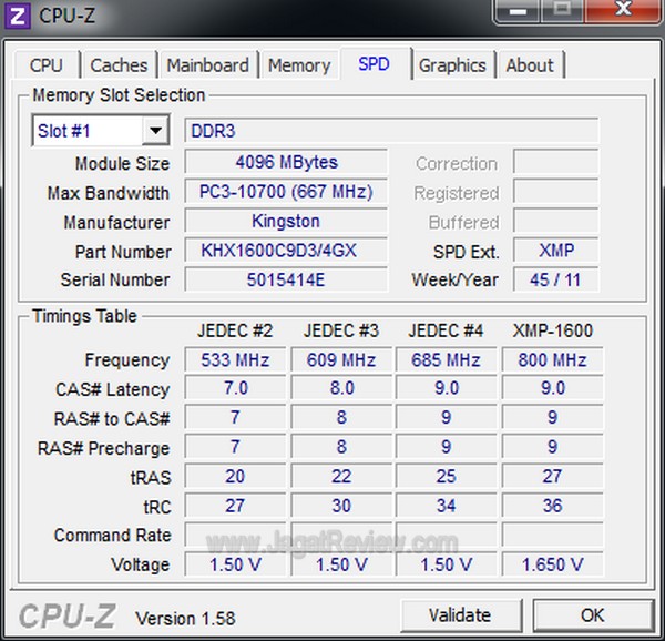 ASRock A55 Pro3 CPUZ Normal spd