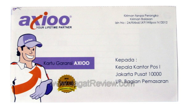 Review Axioo PicoPad 7 BGT: Tablet Android Murah dengan Graphics Galaxy S2 8 Axioo PicoPad 7 - Kartu Garansi