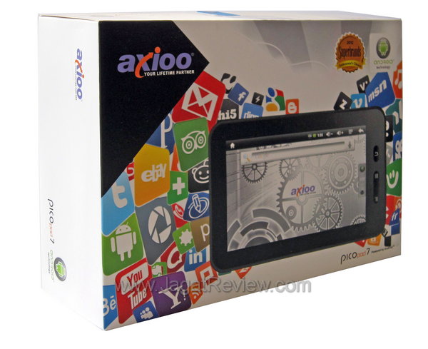 Review Axioo PicoPad 7 BGT: Tablet Android Murah dengan Graphics Galaxy S2 4 Axioo PicoPad 7 - Kemasan