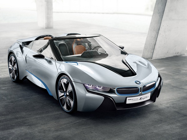 BMW i8 Spyder: Mobil Konsep  BMW i8 Spyder Front