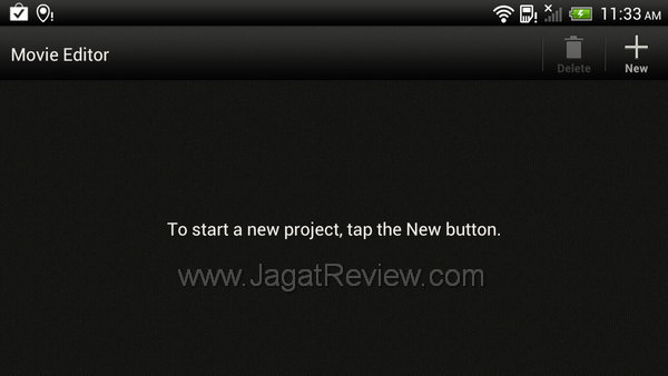 Review HTC One X: Smartphone Android Tegra 3 Pertama! 9 HTC One X - Movie Editor