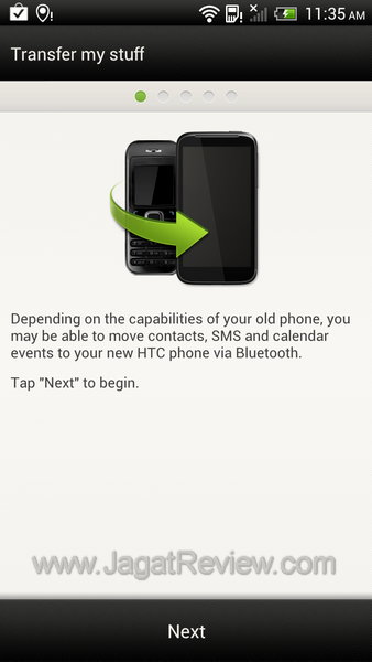 Review HTC One X: Smartphone Android Tegra 3 Pertama! 15 HTC One X - Transfer