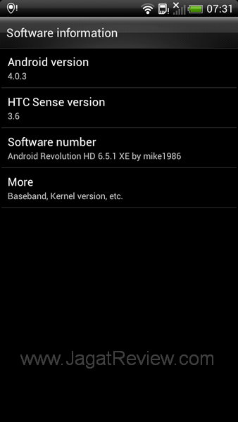 HTC Sensation XE - About