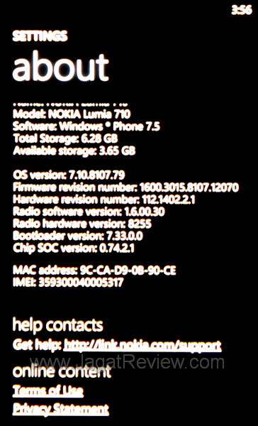 Review Nokia Lumia 710: Windows Phone 7 Mid-End Pertama dari Finlandia 3 Nokia Lumia 710 - About