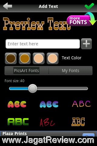 text