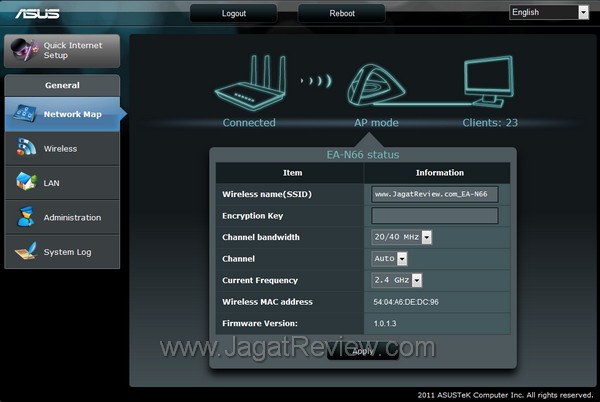 ASUS Wireless Router EA N66 Network Map 4