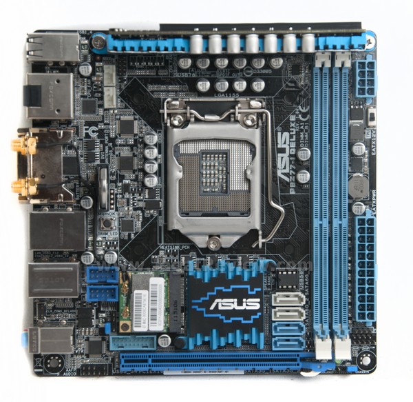 ASUS_P8Z77-I_Deluxe_Board_TopView ASUS P8Z77
