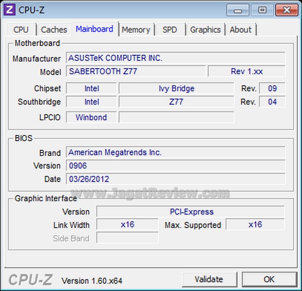 ASUS_Sabertooth_Z77_CPUZ_Normal_mainboard ASUS Sabertooth Z77 CPUZ Normal mainboard