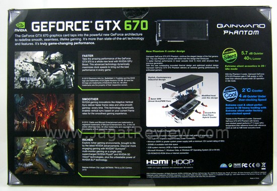 Preview Gainward Phantom NVIDIA GTX 670 2GB GDDR5 4 Gainward Phantom GTX670 03