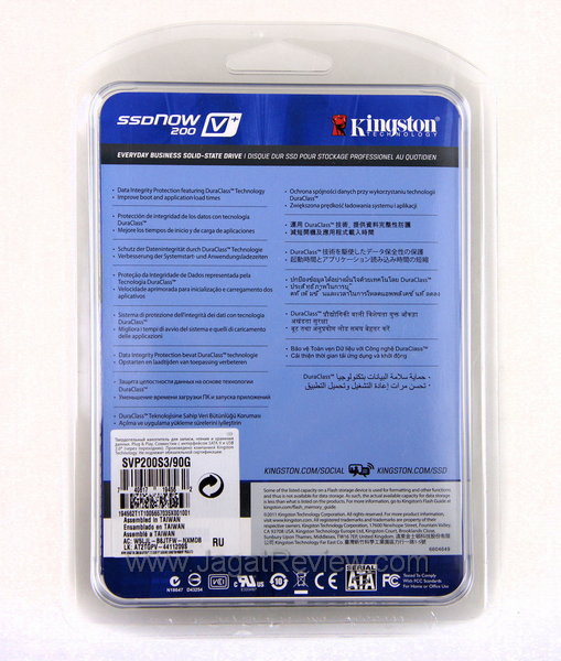 Kingston V+200 90GB Kemasan Belakang