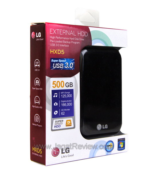 LG HXD5 - Kemasan