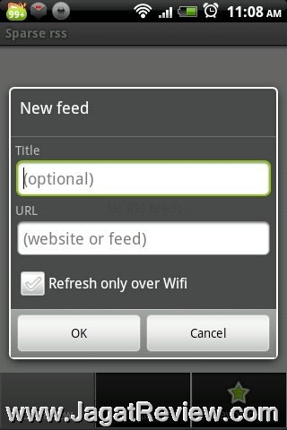 Sparse News Feed Sparse News Feed
