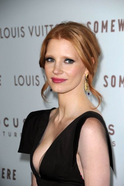 Jessica Chastain Tidak Akan Tampil di Iron Man 3 8 jessica chastain updo