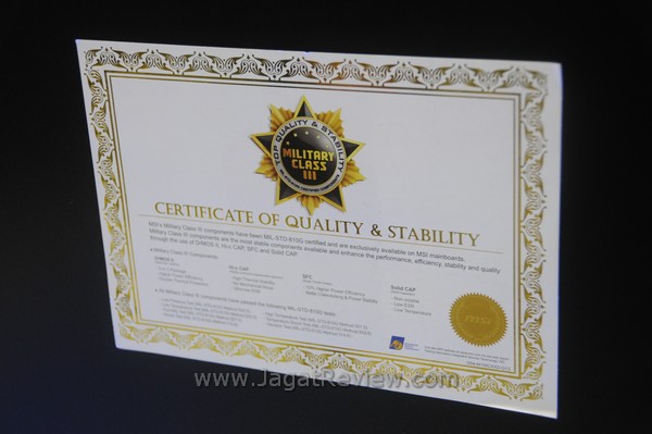 2 Sertifikat Military Class III