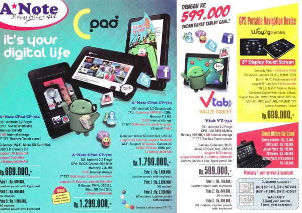 A-NOTE---TABLET---THE-ONE-(1) A NOTE TABLET THE ONE 1