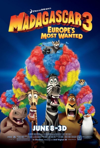 Madagascar 3 Europes Most Wanted (Poster) Madagascar 3 Europes Most Wanted Poster