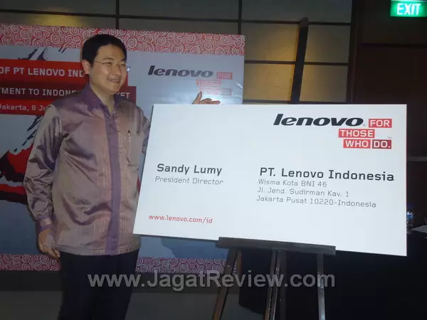 Anak Perusahaan Lenovo di Indonesia Resmi Dibuka 12 Sandy Lumy