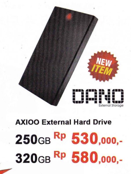 axioo hdd