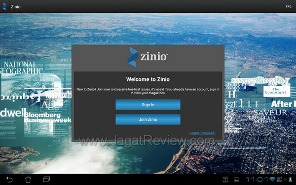ASUS Transformer Pad TF300 - Zinio ASUS Transformer Pad TF300 Zinio